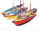 Dotting Diamond Dream Boats 38.00 x 47.00 CM