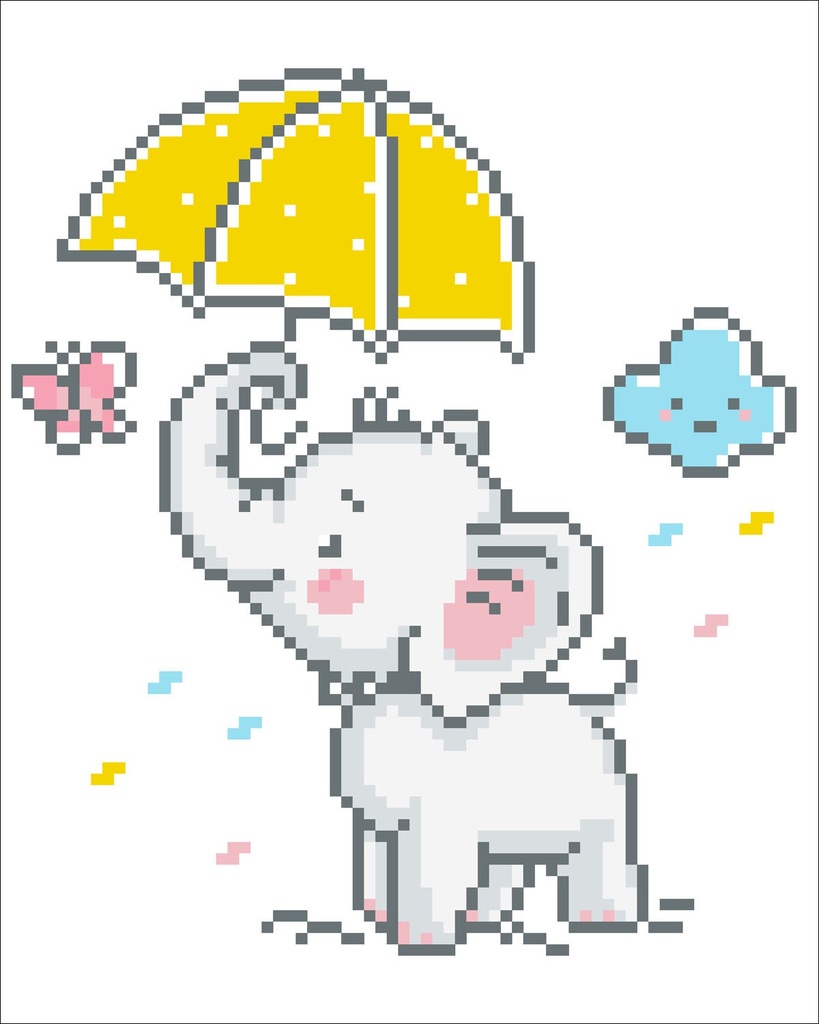 Dotting Diamond Baby Brollie 20.00 x 25.00 CM