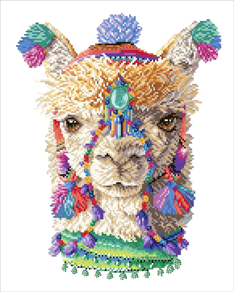 Dotting Diamond Bohemian Alpaca 51.00 x 41.00 CM