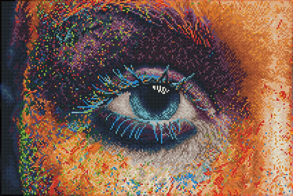 Dotting Diamond Love 2 see Rainbows 40.00 x 60.00 CM