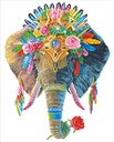 Dotting Diamond Bohemian Elephant 41.00 x 51.00 CM