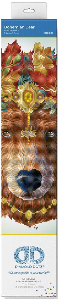 Dotting Diamond Bohemian Bear 41.00 x 51.00 CM