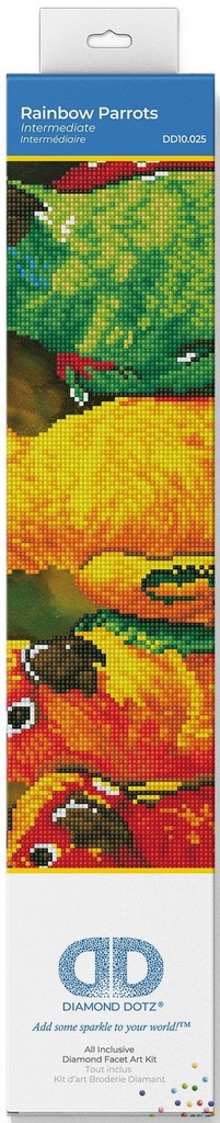 Dotting Diamond Rainbow Parrots 30.00 x 77.00 CM