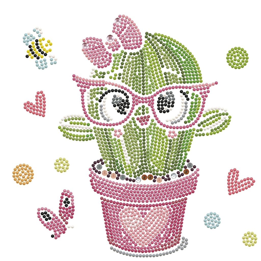 Dotting Diamond Set Pretty in Pink Cactus FS 23.00 x 23.00 CM