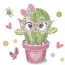 Dotting Diamond Set Pretty in Pink Cactus FS 23.00 x 23.00 CM