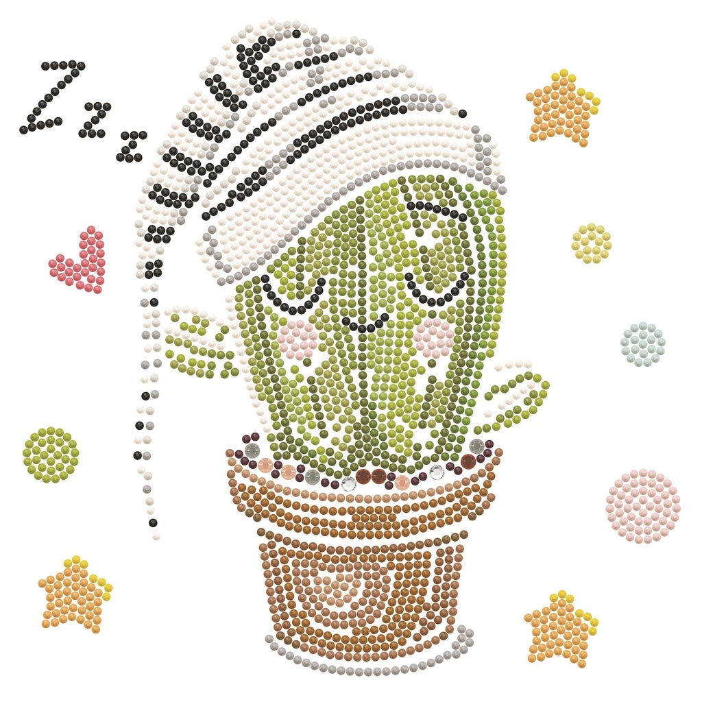 Dotting Diamond Set Sleepy Cactus FS 23.00 x 23.00 CM
