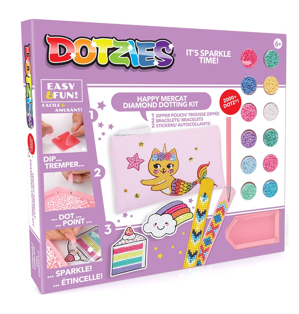Dotting Diamond Set DOTZIES Activity Set - Mercat - IN UPDATED PACKAGING 0.00 x 0.00 CM