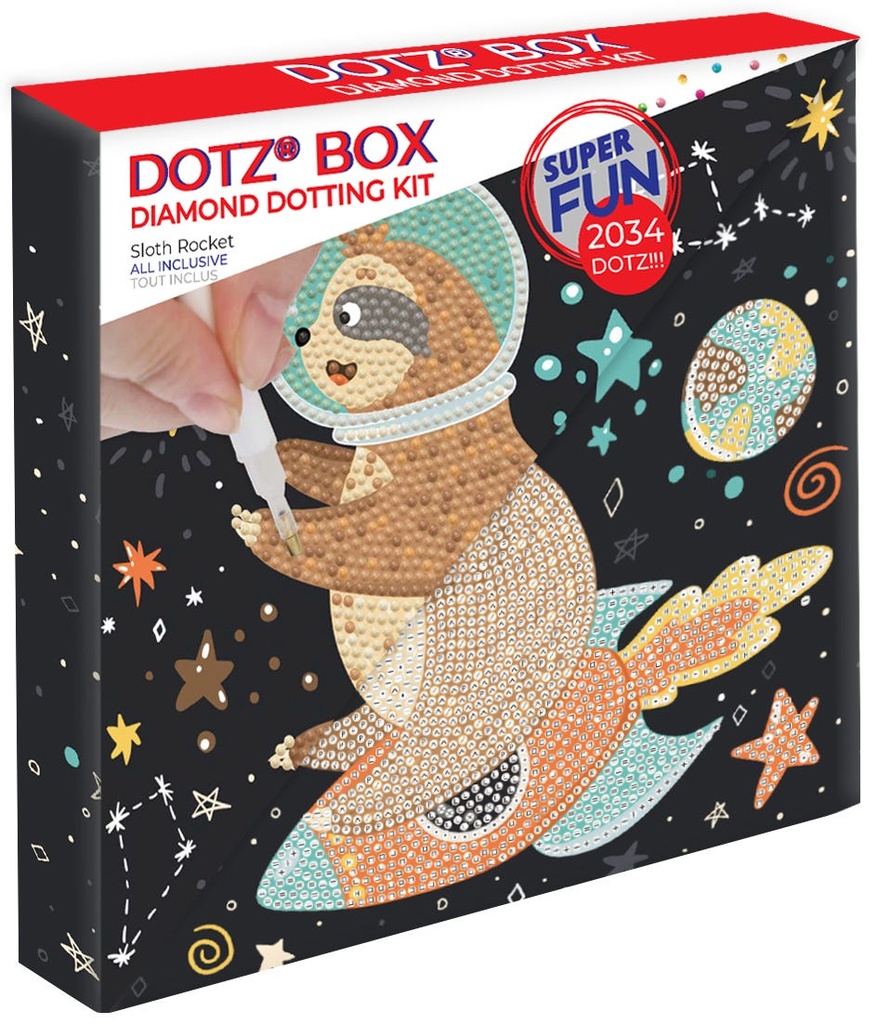 DOTZ BOX Sloth Rocket 22.00 x 22.00 CM