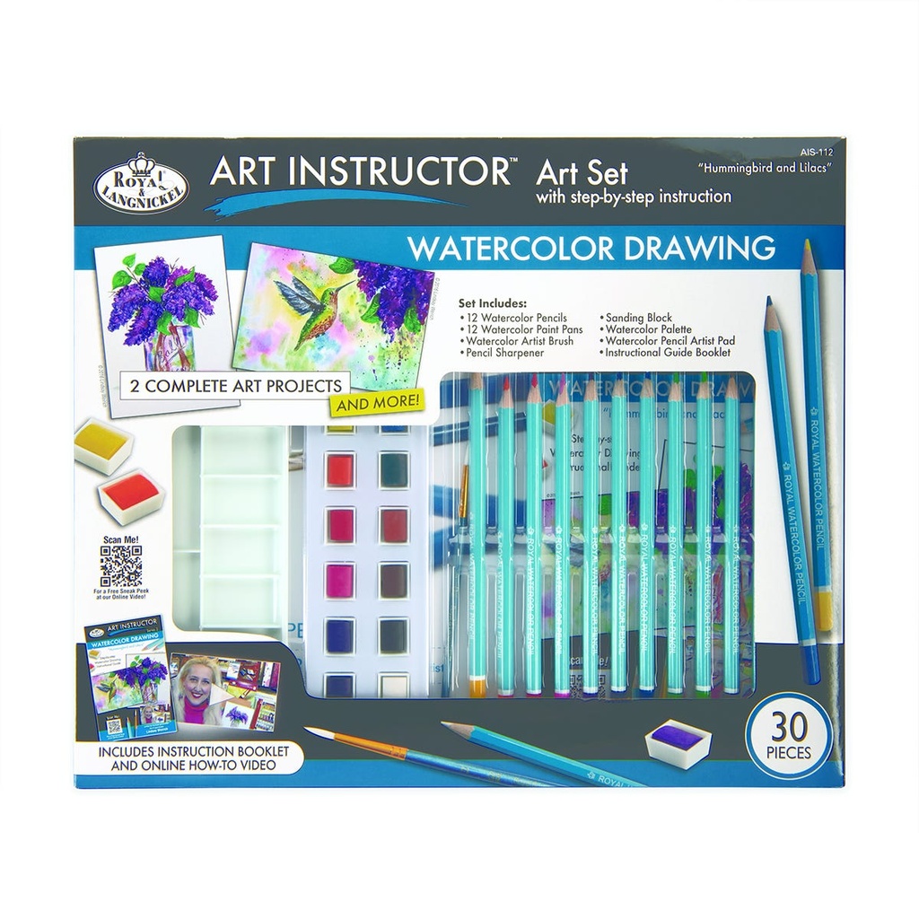 ART INSTRUCTOR W/C PENCIL - HUMMINGBIRD