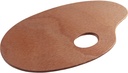 PALETTE WOODEN OVAL 25X35#