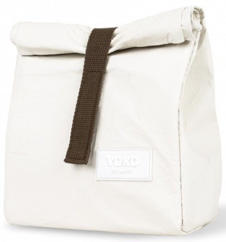 LUNCH BAG TYVEK BLANC CASSE /
