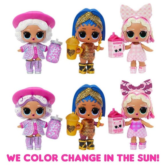 L.O.L. Surprise Sunshine Makeover Doll Asst in Sidekick