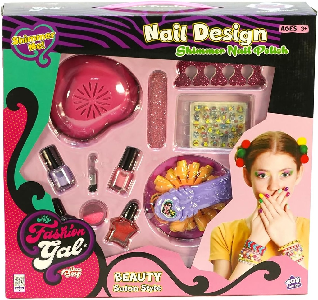 My Fashion Gal Nail Design Shimmer Nail Polish