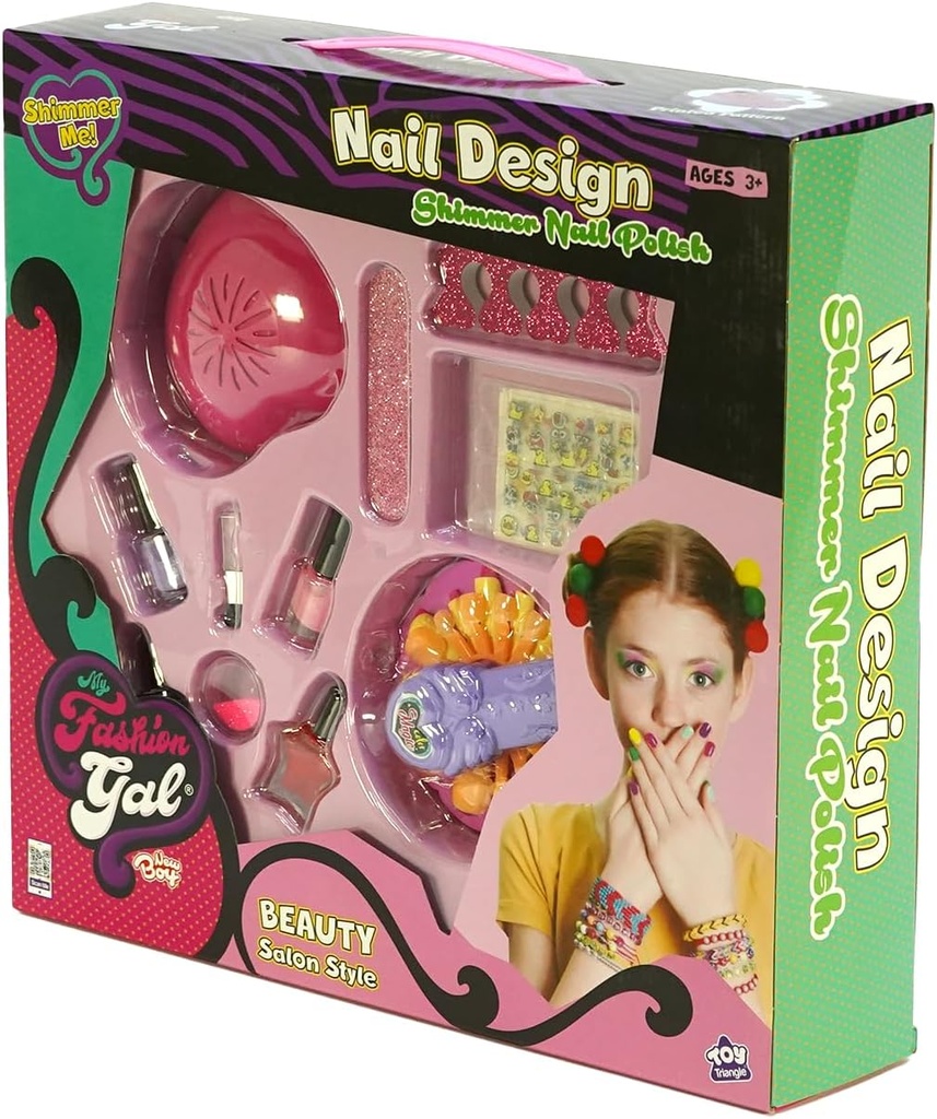 My Fashion Gal Nail Design Shimmer Nail Polish