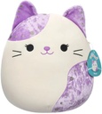 12IN MED PLUSH - WHITE VELVET CAT