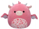 12IN MED PLUSH AEGI - PINK DRAGON W/SAKURA FLOWER BELLY