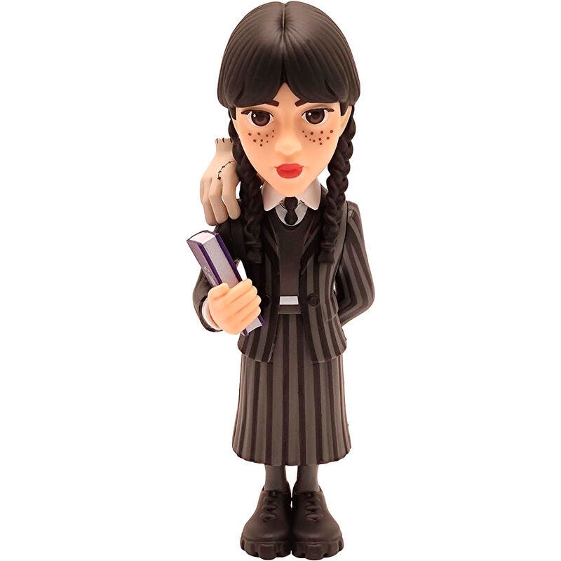 MINIX WEDNESDAY WEDNESDAY ADDAMS WITH THING COLLECTIBLE FIGURE