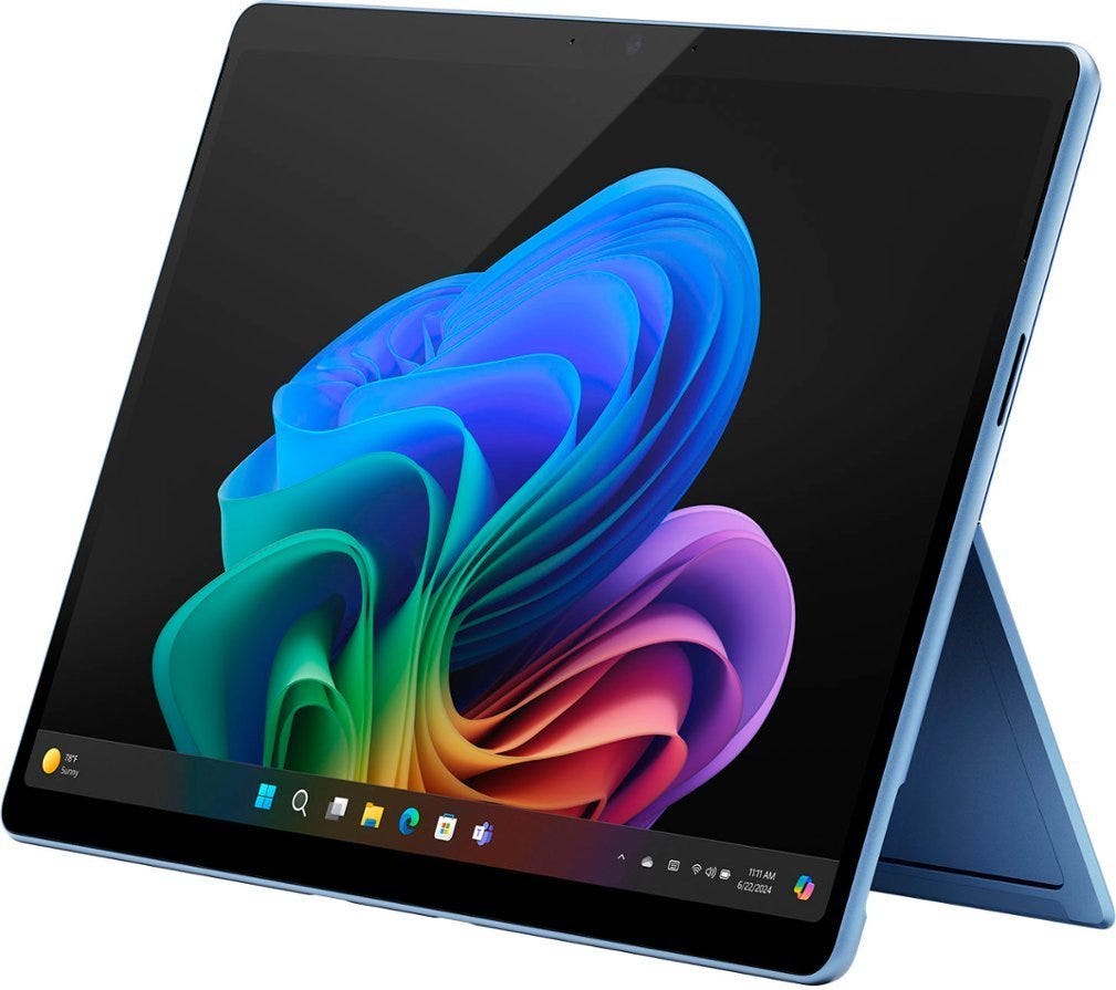 MICROSOFT SURFACE PRO COPILOT+ X ELITE/16GB/512GB SSD/WIN 11/13" OLED SAPPHIRE+TYC