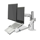 Pole OL-3S Mounted Dual Arm for Monitor, Laptop UPERGO & Tablet
