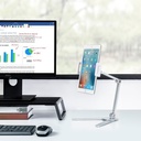 UPERGO AP-7V Mobile, Tablet - Portable Stand- upto 13" Tablet - White