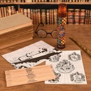 HARRY POTTER - COLOURFUL CREST CHECK (PENCIL TUBE)