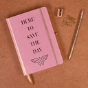 WONDER WOMAN - HERE TO SAVE THE DAY (A5 WIRO NOTEBOOK)