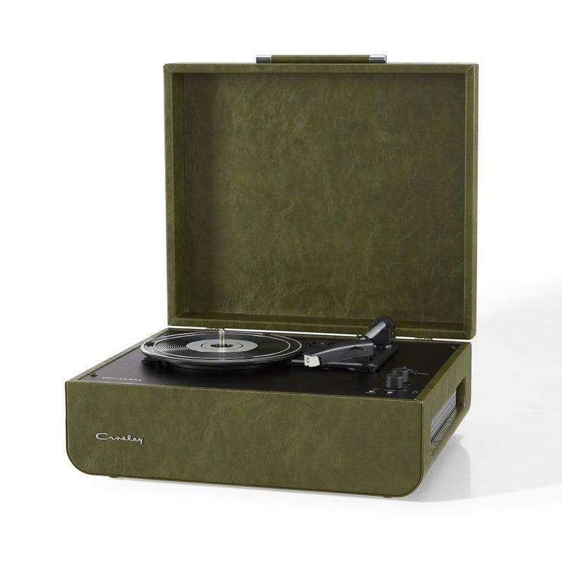 CROSLEY MERCURY TURNTABLE - FOREST GREEN