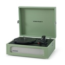 CROSLEY VOYAGER PORTABLE TURNTABLE WITH BLUETOOTH IN/OUT - SAGE