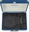 CROSLEY CRUISER PLUS PORTABLE TURNTABLE WITH BLUETOOTH IN/OUT - BLUE