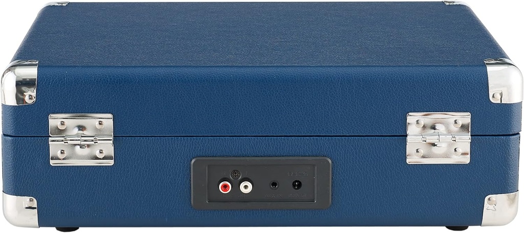 CROSLEY CRUISER PLUS PORTABLE TURNTABLE WITH BLUETOOTH IN/OUT - BLUE