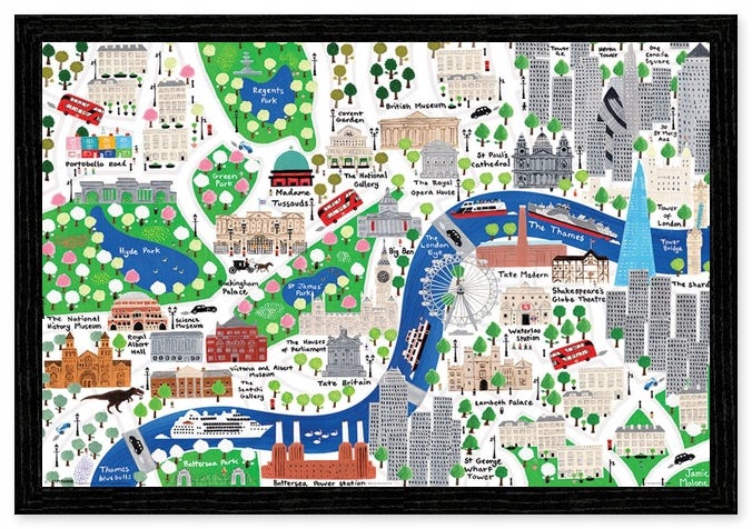 JAMIE MALONE - LONDON (MAXI POSTER)