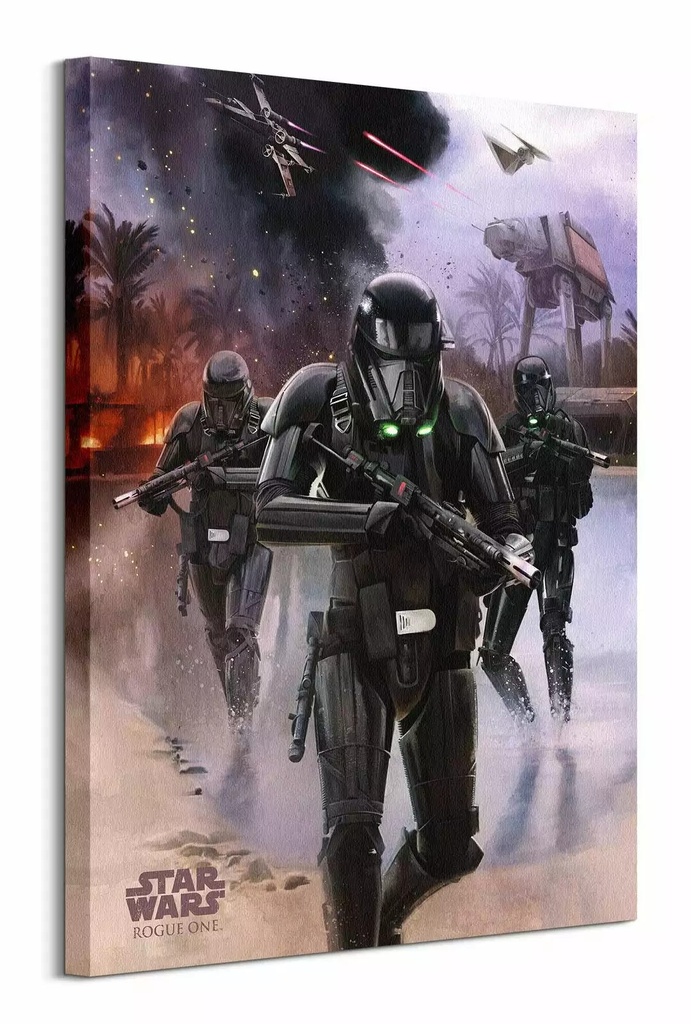STAR WARS ROGUE ONE - DEATH TROOPER BEACH (CANVASS PRINT)