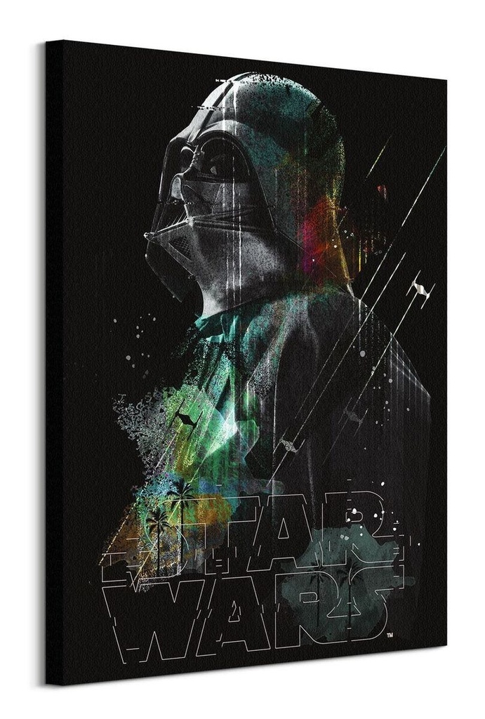 STAR WARS ROGUE ONE - DARTH VADER LINES (CANVASS PRINT)