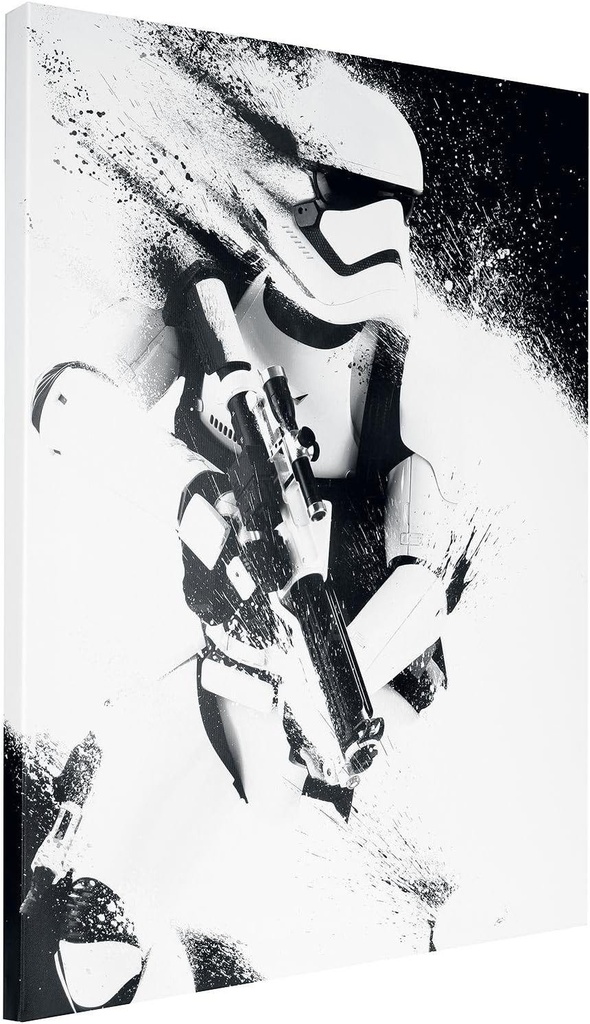 STAR WARS EPISODE VII - STORMTROOPER PAINT (CANVASS PRINT)