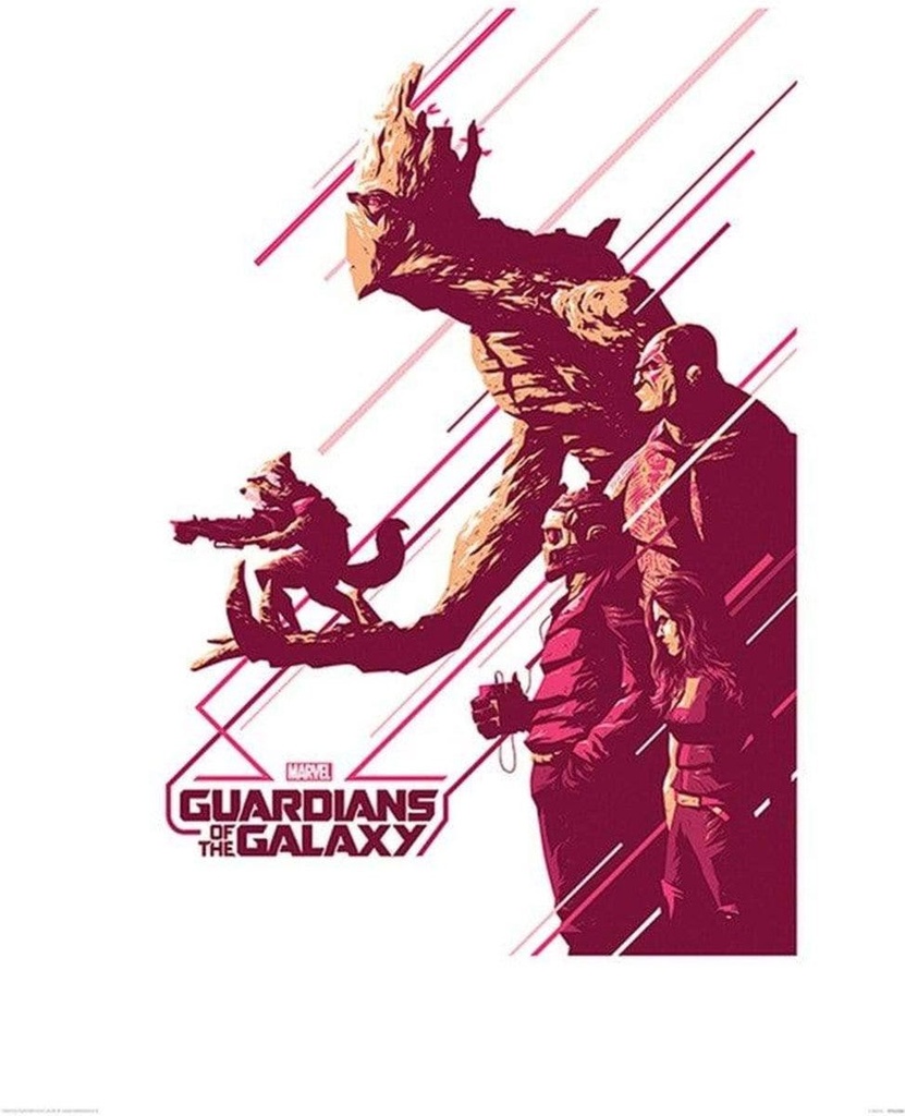 GUARDIANS OF THE GALAXY - STANCE (ART PRINT)
