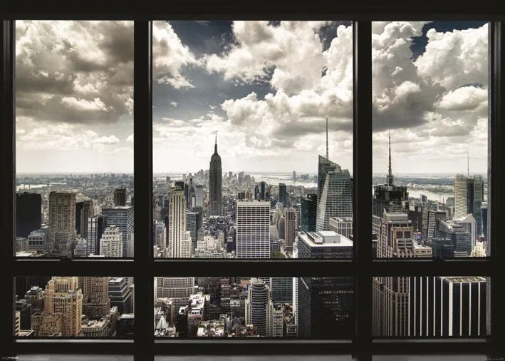 NEW YORK - WINDOW (MAXI POSTER)