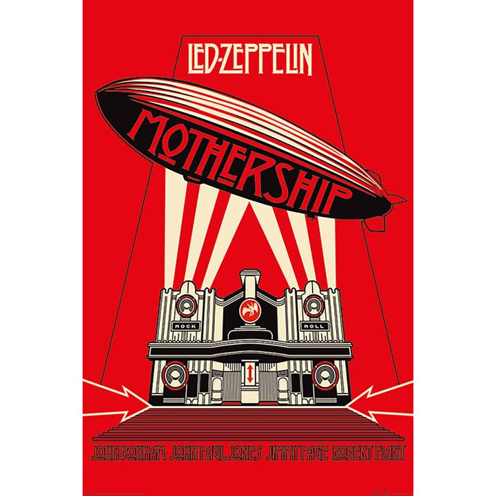 LED ZEPPELIN - MOTHERSHIP RED (MAXI POSTER)