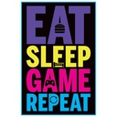 EAT SLEEP GAME REPEAT - GAMING (MAXI POSTER)