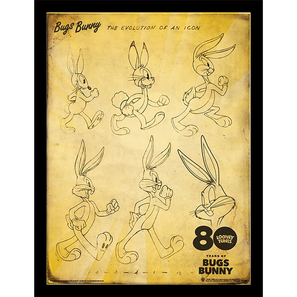 LOONEY TUNES - BUGS BUNNY THE EVOLUTION OF AN ICON (MEMORABILIA)