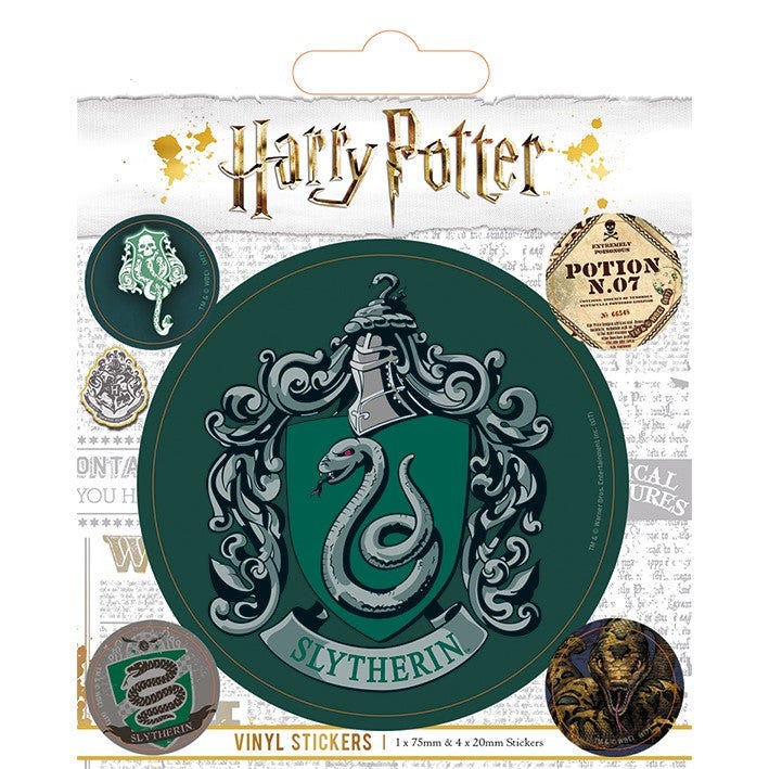 HARRY POTTER - SLYTHERIN (VINYL STICKER PACK)
