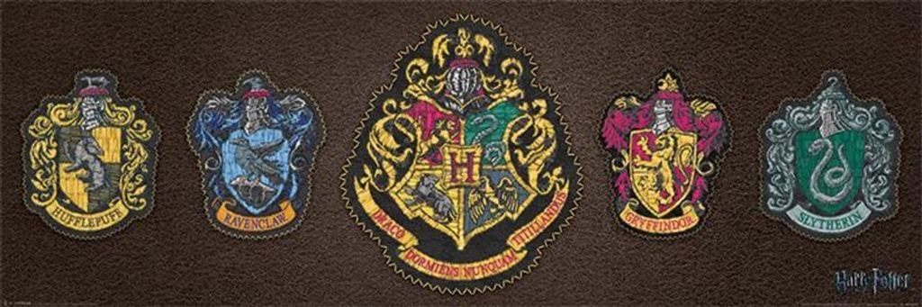 HARRY POTTER - CRESTS (SLIM POSTER)