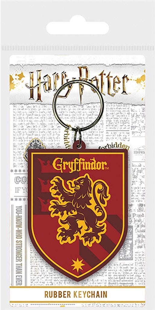 HARRY POTTER - GRYFFINDOR (RUBBER KEYCHAIN)