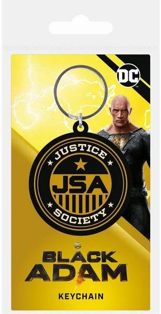 DC COMICS - BLACK ADAM (RUBBER KEYCHAIN)