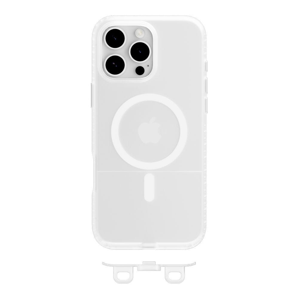 MAGEASY Vibrant MagSafe Shockproof Protective Case for 2024 iPhone 16 pro max, 16 feet drop protection Transparent