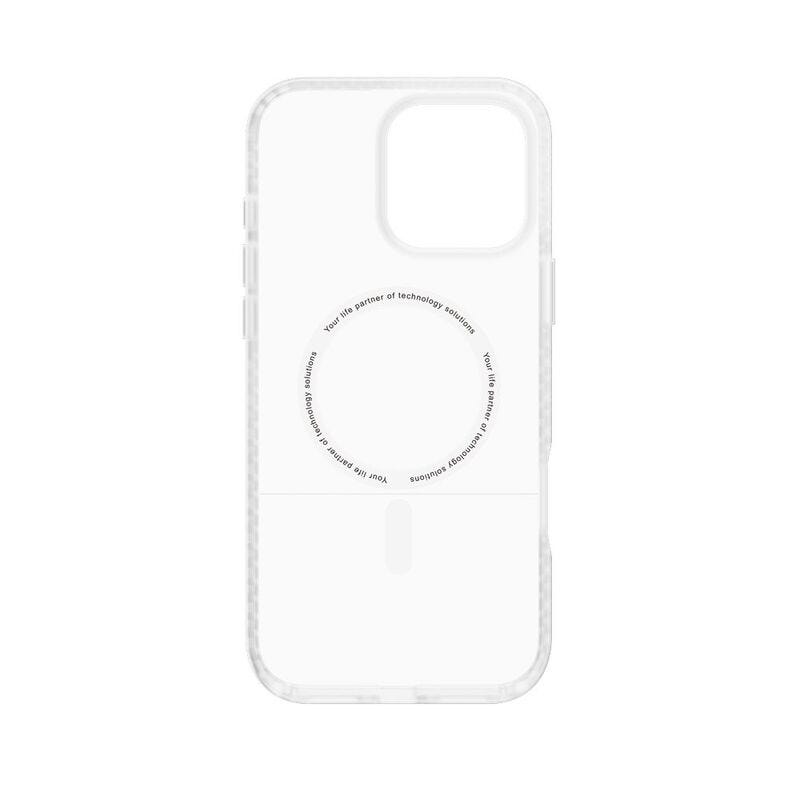MAGEASY Vibrant MagSafe Shockproof Protective Case for 2024 iPhone 16 pro max, 16 feet drop protection Transparent