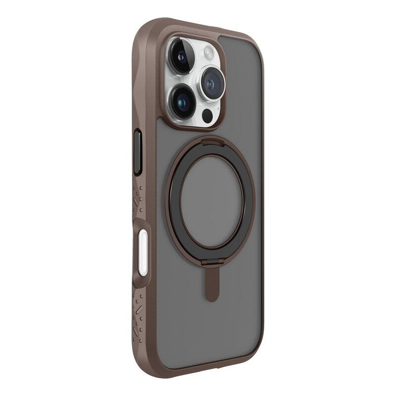 LAUT Crystal Matter for iPhone 16 Pro - Earth Brown