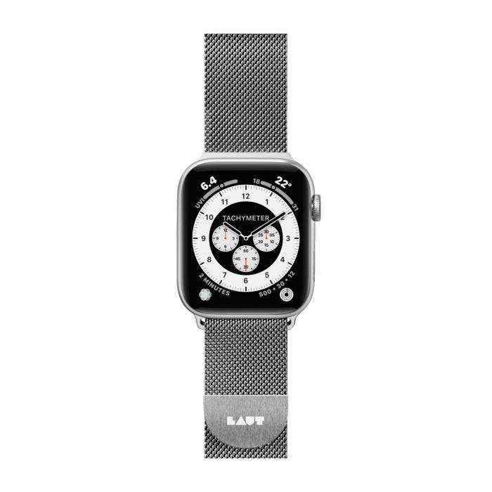 LAUT Steel Loop for Apple Watch 41/40/38mm - Silver