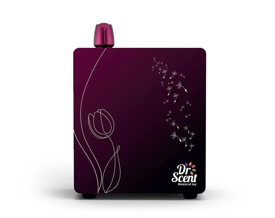 DS DIFFUSER DR SCENT ECO TULIP Purple With Logo (N.Device)