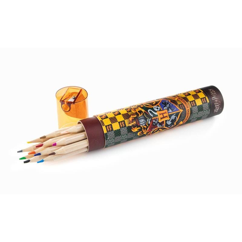 HARRY POTTER - COLOURFUL CREST CHECK (PENCIL TUBE)