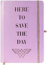 WONDER WOMAN - HERE TO SAVE THE DAY (A5 WIRO NOTEBOOK)
